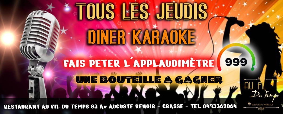 Événements - Au Fil du Temps - Restaurant Grasse - Restaurant Châteauneuf-de-Grasse