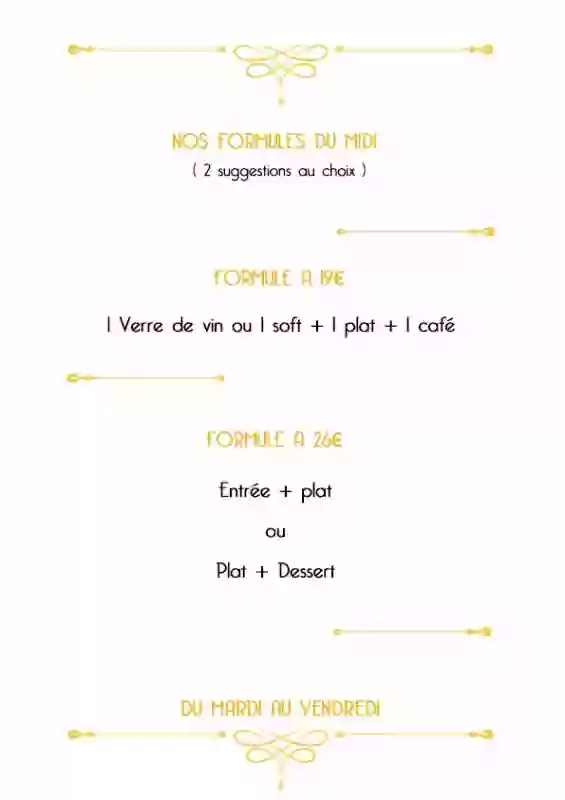 La carte - Au Fil du Temps - Restaurant Grasse - bon restaurant GRASSE